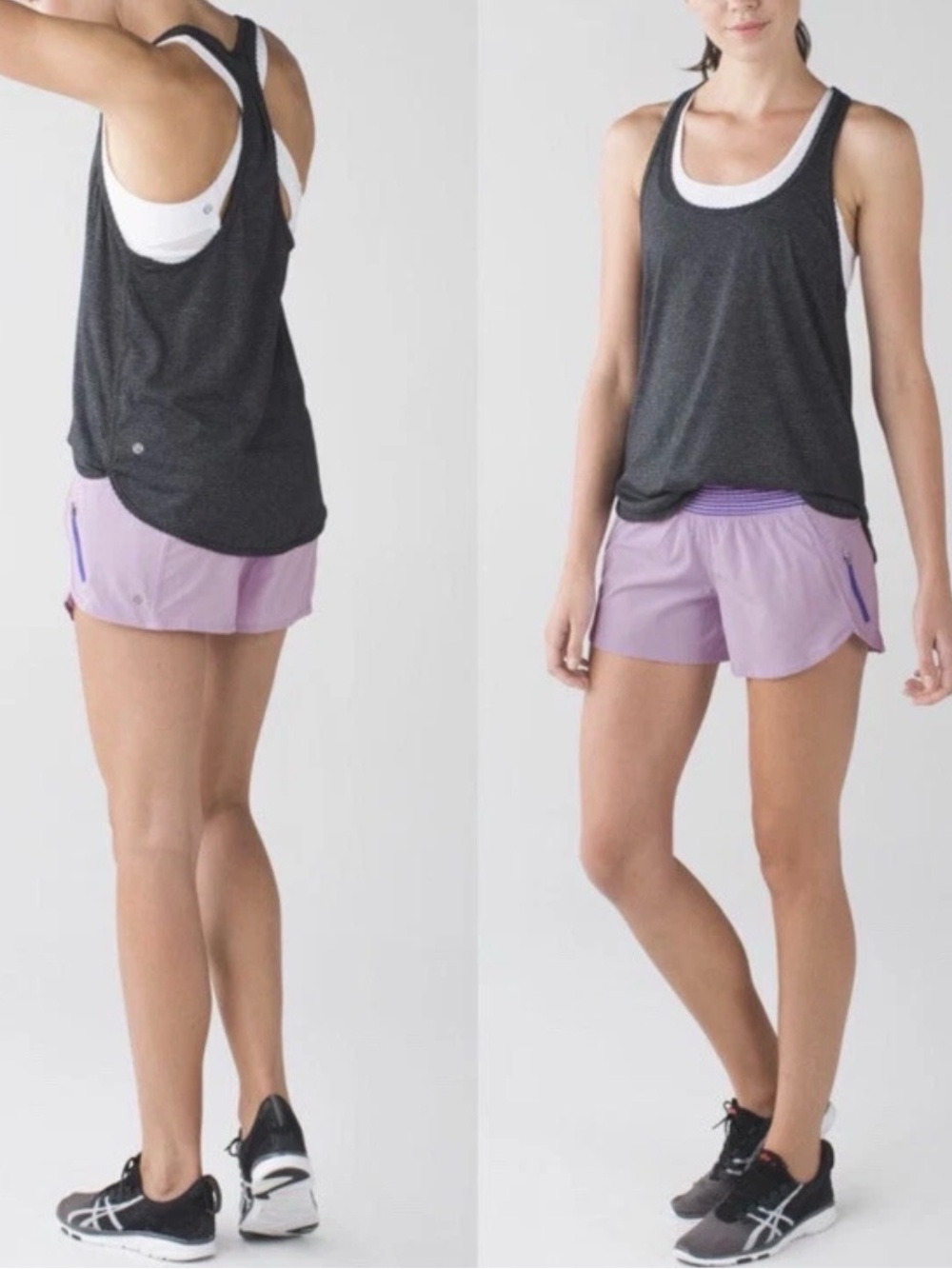 lululemon athletica Light Purple Athletic Shorts Size 4